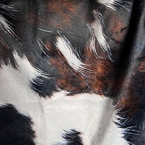 Yongcoler Velvet Lumbar Cowhide Pillow Cover, Cow Print Decor For Outdoor Sofa Bedroom Porch Farm, 2-Pack, 12X20 Inches #TOP3