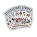 3Pcs Stars Stripes and Silly Goose Vibes Sticker, Silly Goose 4th of July Sticker, Funny Fourth of July Stickers Gifts for Patriotic Independence Day Holiday Decor for Window Car Laptop Phone Helmet