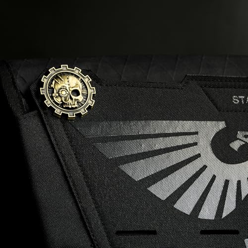Starforged Warhammer 40K Imperium der Menschheit Space Marines Aeldari Eldar Naklejki Kolekcja Pin Badge Broszka Biżuteria dla mężczyzn, cynk, żaden kamień szlachetny, 59.2 mm x 48.8 mm, Stal stopowa
