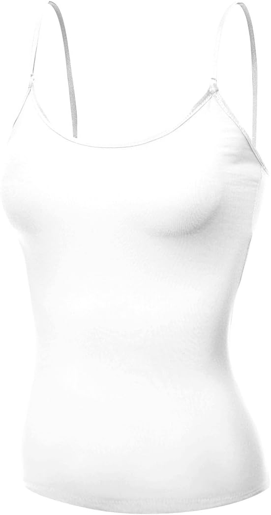 Emmalise Women's Camisole Built in Bra Wireless Fabric Support Short Cami - Image 3