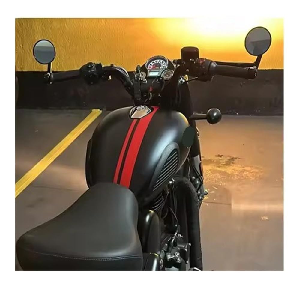 Rétroviseurs D'extrémité De Barre De Moto pour R&oyal Enfield Meteor Classic 350 500 Interceptor 650 CNC, Pointe De Guidon Rétroviseurs Moto