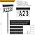 T-SUN Solar House Number Sign for Outside Light Up Solar Address Sign with Stake, Led Illuminated Home Number, Cold/Warm White Waterproof Wall Mounted/In Ground for Yard Street Driveway Markers