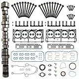 5.7 HEMI NON MDS Lifters Camshaft Kit with Plugs, Head Gasket Bolts Set Fit For 2003-2008 Dodge Ram 1500 Chrysler Jeep Grand Cherokee 5.7 HEMI 53022064AA