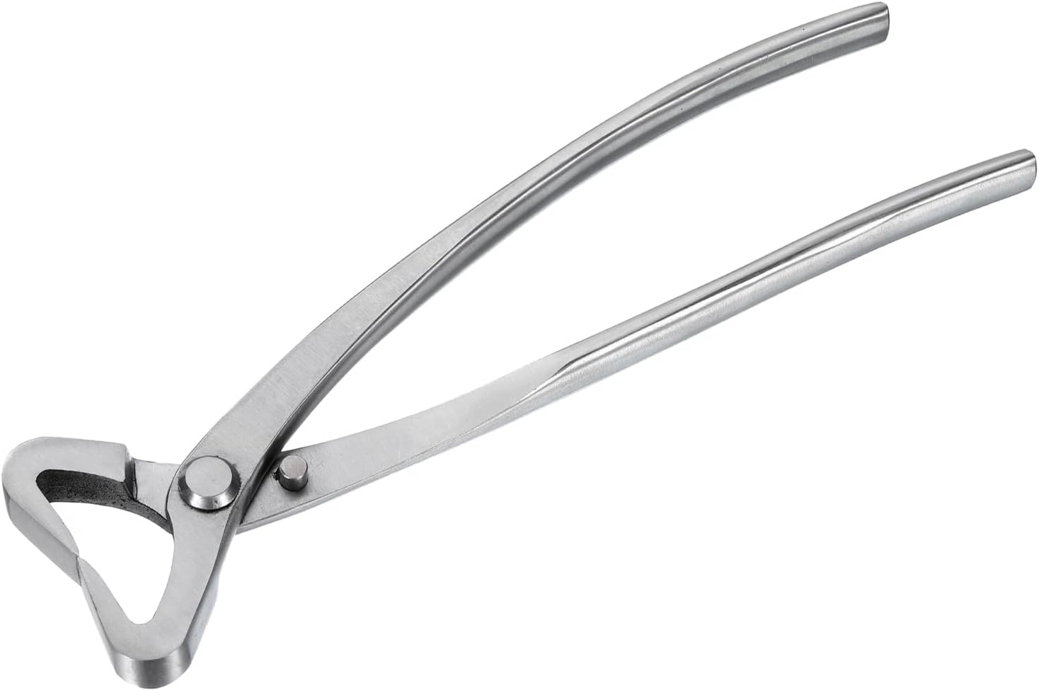 HARFINGTON Bonsai Concave Cutter 8 Inch 200mm Bonsai Tool Branch Cutter Bonsai Modeling Gardening Scissors for Branch Cutting, Silver