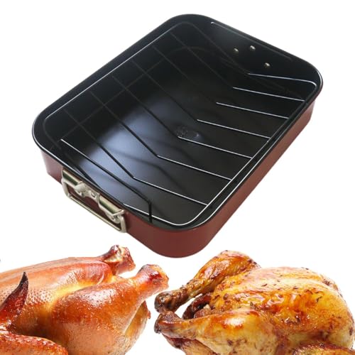 Plat à rôtir rectangulaire repas de famille poulet et poisson Qectial - 7