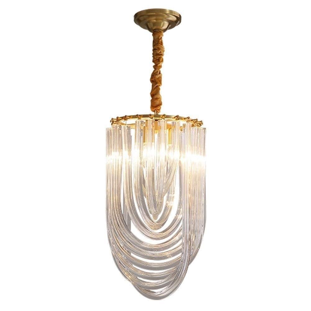 Plafonnier en cristal de luxe pour illuminer l'entrée et le couloir