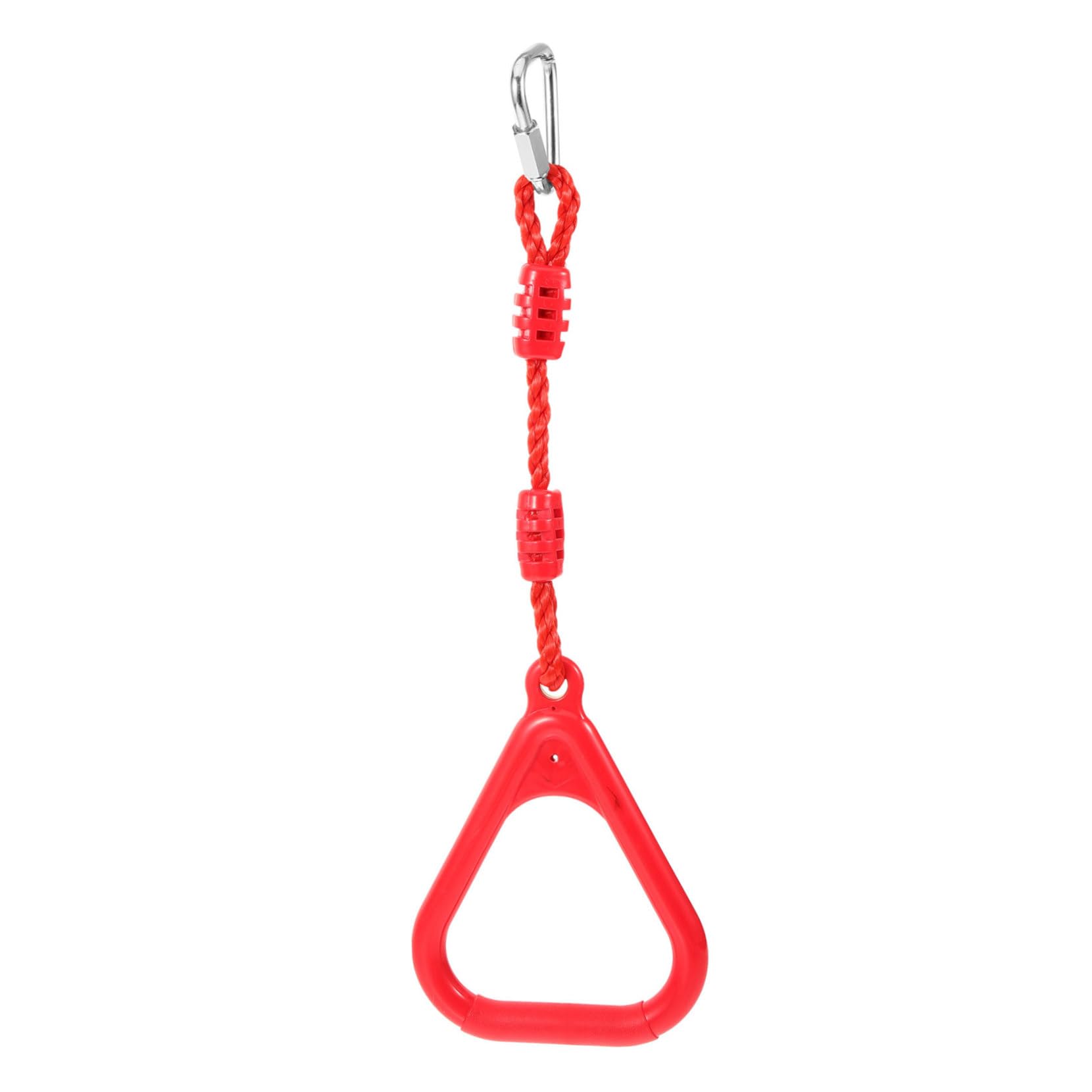 Yardwe Climbing Rope Playground Ring Outdoor Gymnastic Ring Outdoor Swing Indoor Swings Swing Sport Accessories Swing Accessories Gym Ring Swing Outdoor for Red Plastic