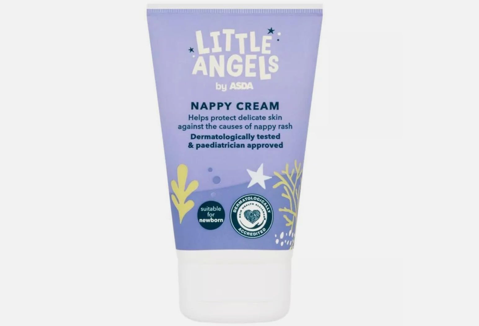 N Little Angels Nappy Cream, Dermatologically Tested, Paediatrician Approved, Suitable for Newborn, 125g