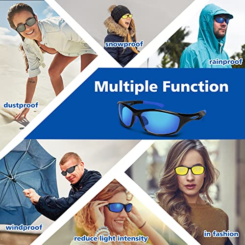 Polarized Sunglasses, Cycling Glassesuv400 Sports Sunglasses Dirt Bike Goggles Motorcycle Goggles Polarized Sports Sunglasses For Men Women Running Cycling Fishing Golf Surfing Driving Shades Sun #TOP5