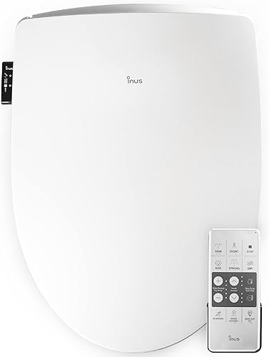 Inus R52 - Asiento de inodoro eléctrico coreano, desodorizante, limpiador+, asiento con calefacción para limpieza de varita, modo ecológico, sin