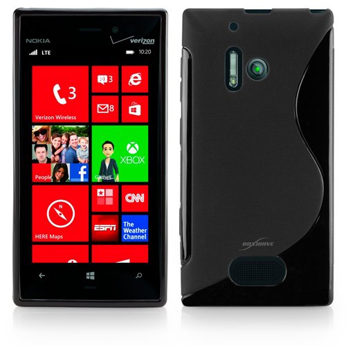 BoxWave Case Compatible with Nokia Lumia 928 - DuoSuit, Ultra Durable TPU Case w/Shock Absorbing Corners - Jet Black