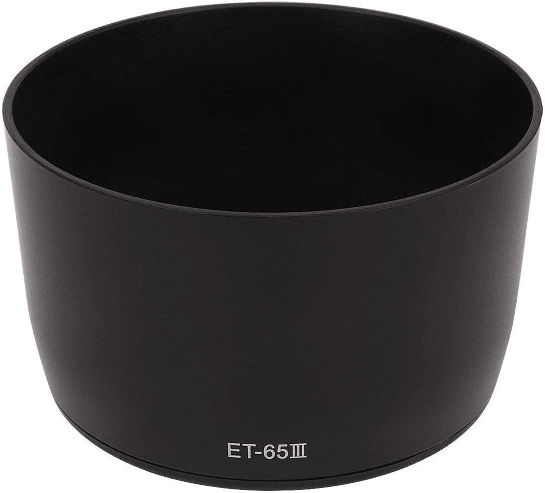 Schsteindar® Bayonet ET-65III Lens Hood Compatible with Canon EF 85mm f/1.8 USM, EF 100mm f/2.0 USM, EF 135mm f/2.8 Soft Focus, EF 70-210mm f/3.5-4.5 USM, EF 100-300mm f/4.5-5.6 USM Lens Hood