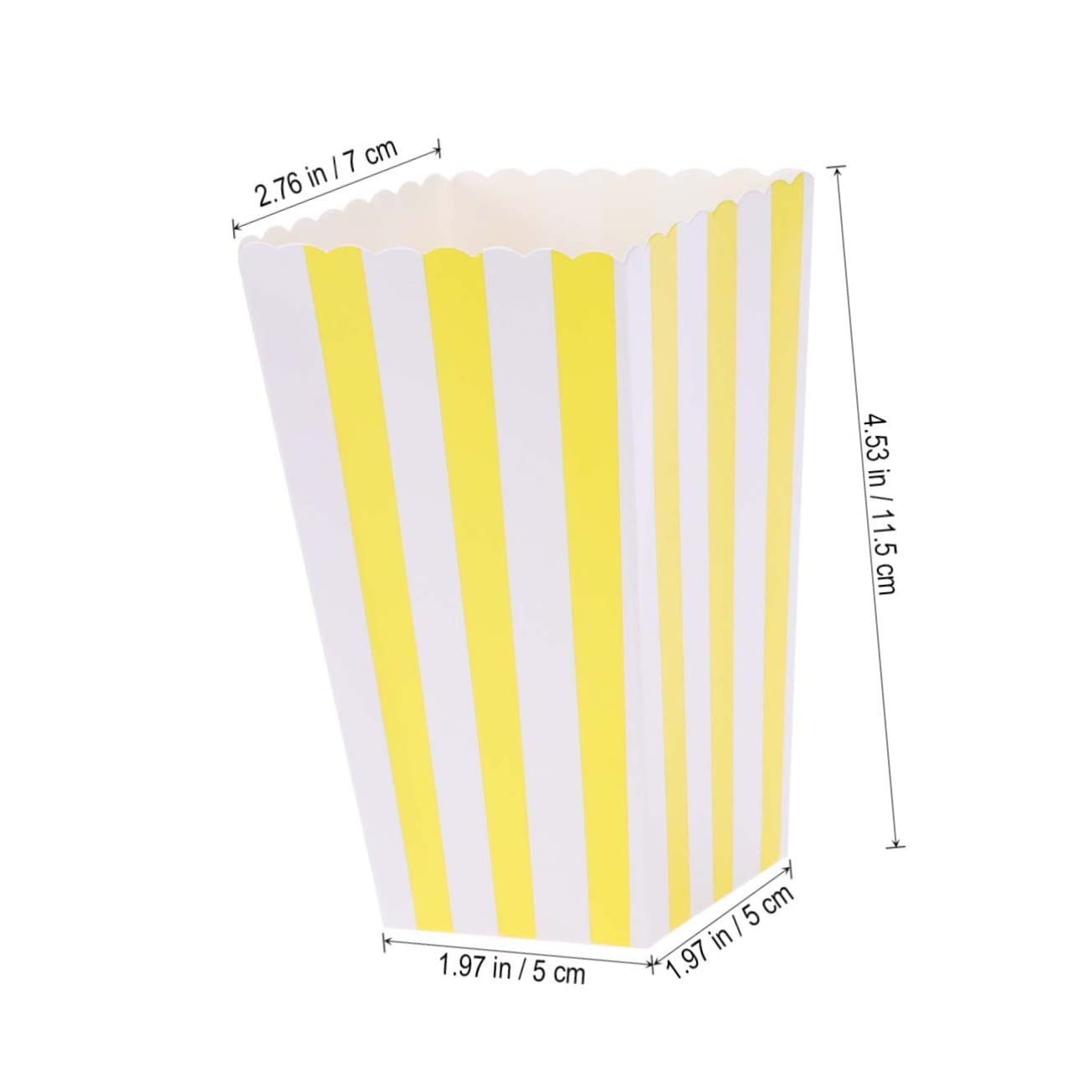 SOLUSTRE Popcorn Party Decorations Snack Container Chicken Cartons Food Paper Container Great for French Fries Storage