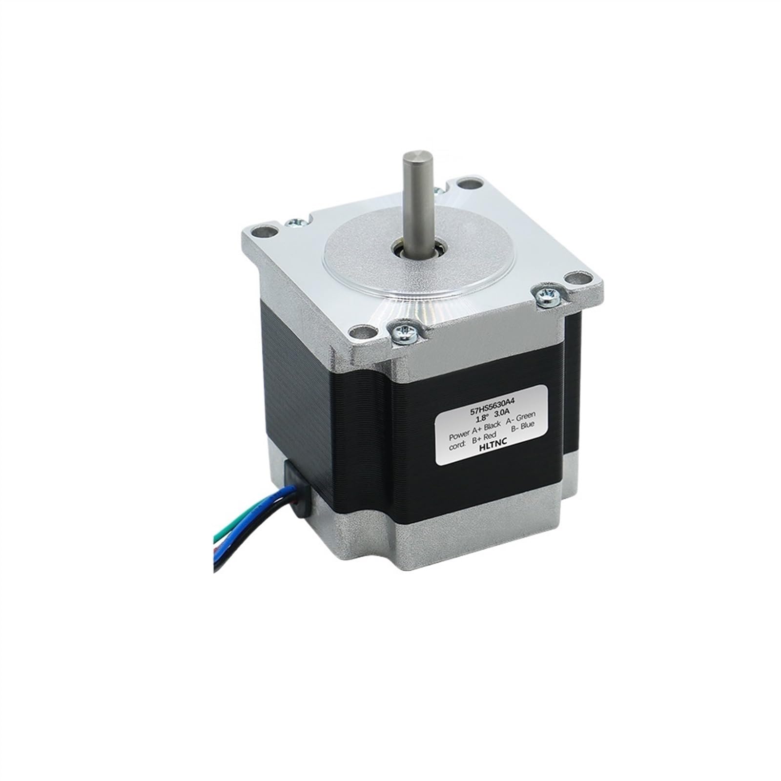 Moteur pas à pas Nema23 57HS56 1,2 Nm à 2 phases et 4 fils avec axe unique de 8mm