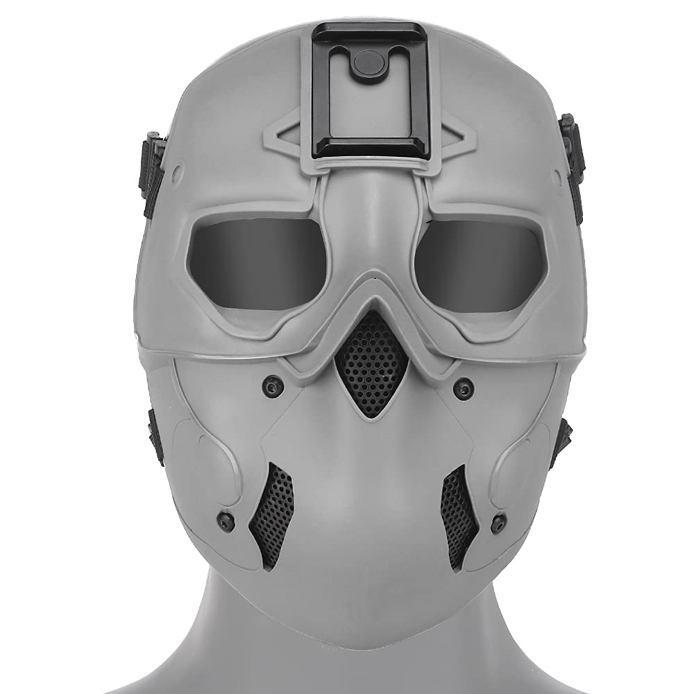 Amazon.co.jp: タクティカルマスク フルフェイス保護 通気性