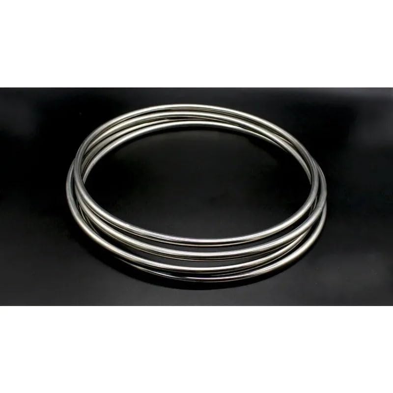 Large Size Magnetic Linking Ring 4 Rings Set(Dia. 30cm,Stainless Steel) Magic Tricks Magician Stage Illusions Gimmick Fun Magia