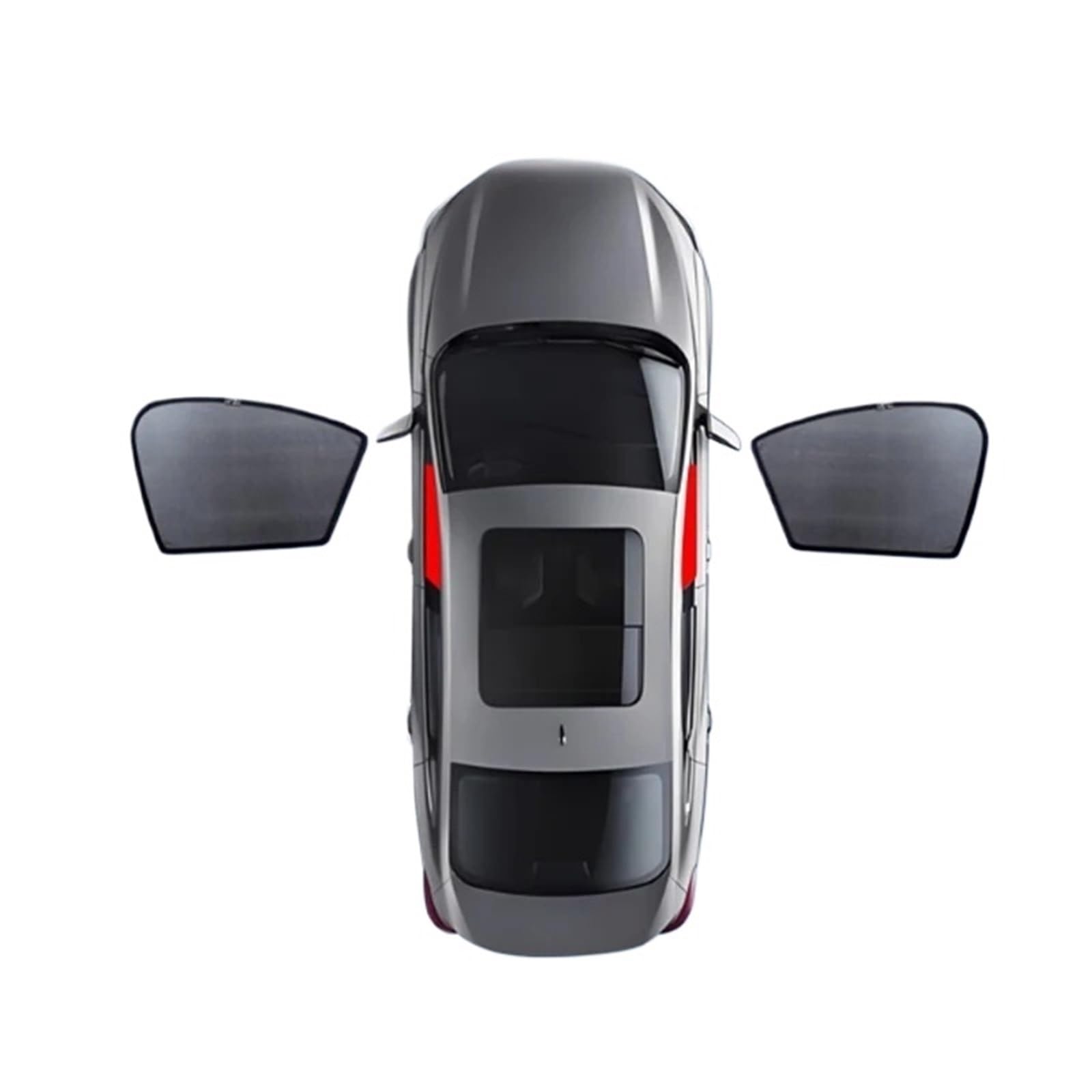 Parasole de Auto per Volvo per S60 MK3 B4 B5 | Visiera parasole magnetica per isolamento termico in rete(2 piece Front)