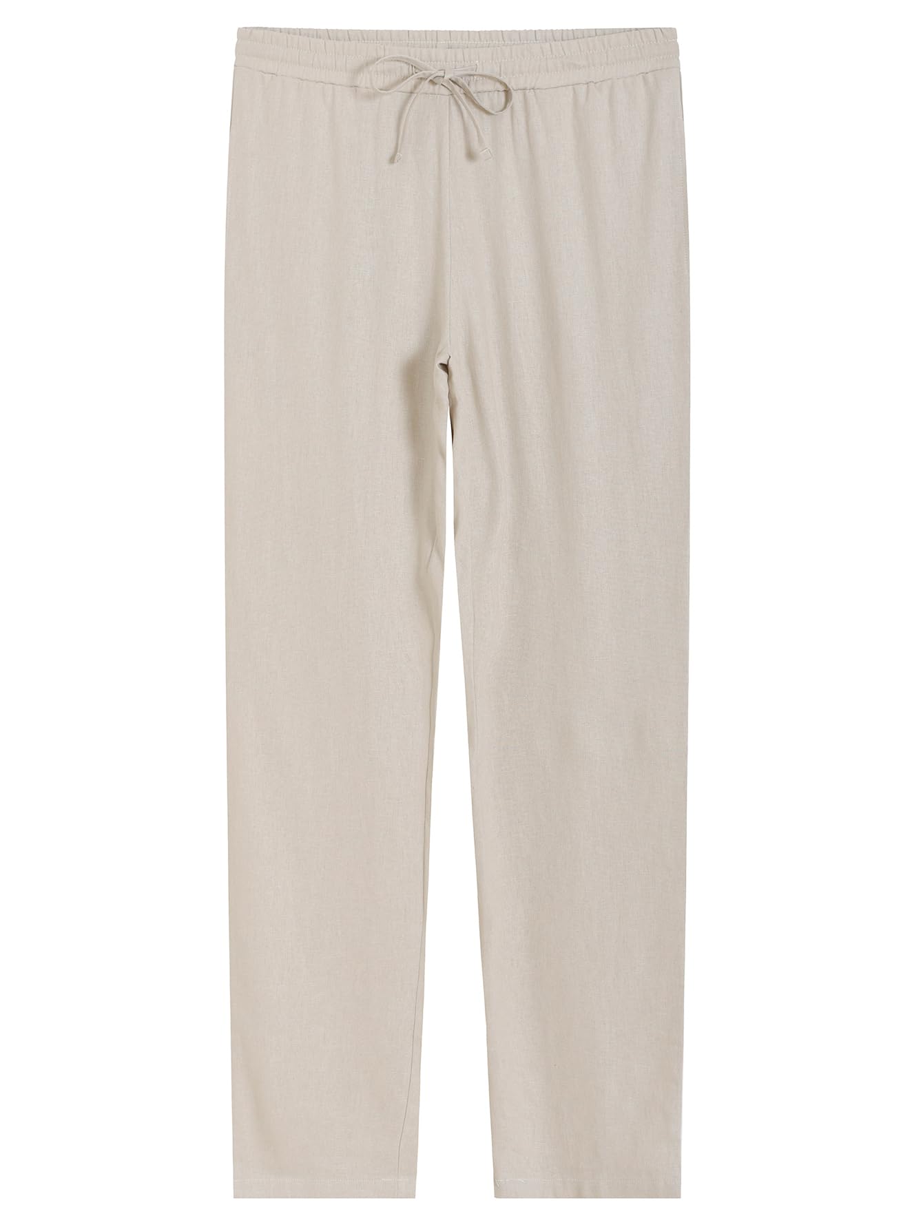 Weintee Womens 34 Inseam Tall Linen Pants with Pockets