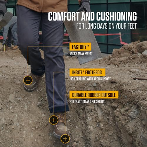Bottes imperméables Carhartt Millbrook FM6423-M11.5M Nano Toe Marron - 6