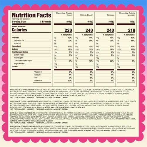 Image of Prime Bites High Protein Brownie Snack, Low Carb, Chocolate Variety 12ct