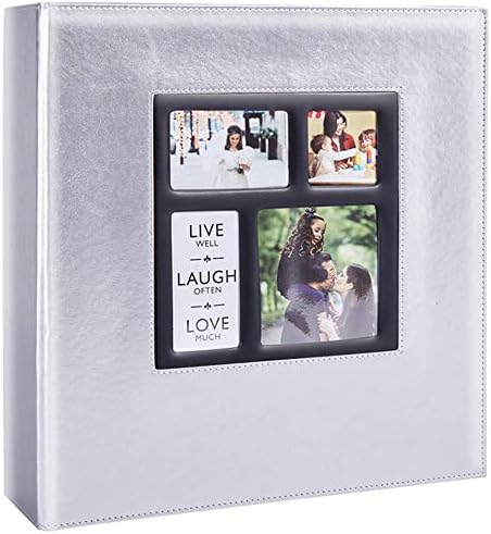 Ywlake Photo Album 500 Pockets 6x4 Photos, Extra Large Size Leather Cover Slip in Wedding Family Photo Albums that Holds 500 6x4 / 10x15cm Photos Pictures Brown