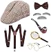 SPECOOL Sherlock Holmes Detective Kit Old Man Shack Victorian Disguise Cosplay Disfraz...