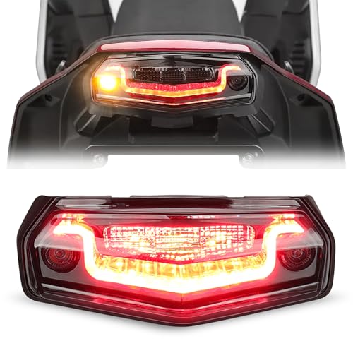 LED Integrated Tail Light for Tenere 700 XTZ700 T700 2024-2026 Turn Signal Blinker Brake Light Rear Lamp Plug & Play Smoked Lens Motorcycle Taillight 2025 Tenere 700 Accessories (2024-2026)