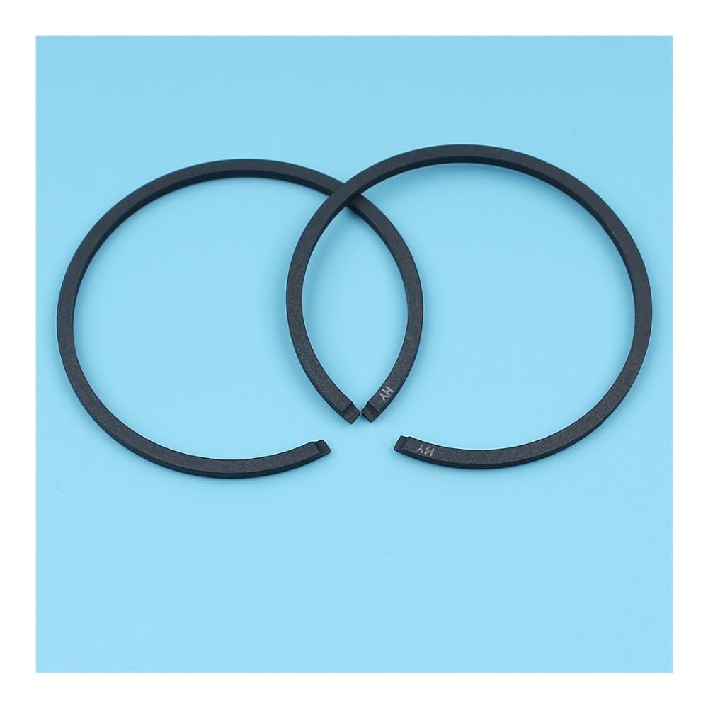 Segments piston 42 mm pour moteurs 343 et 345 lot de 2 pieces de rechange