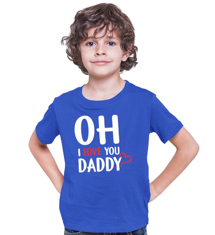 Image of INDISSH Father Son Matching Printed Cotton Tshirt Combo - FS-06-COM-PAR