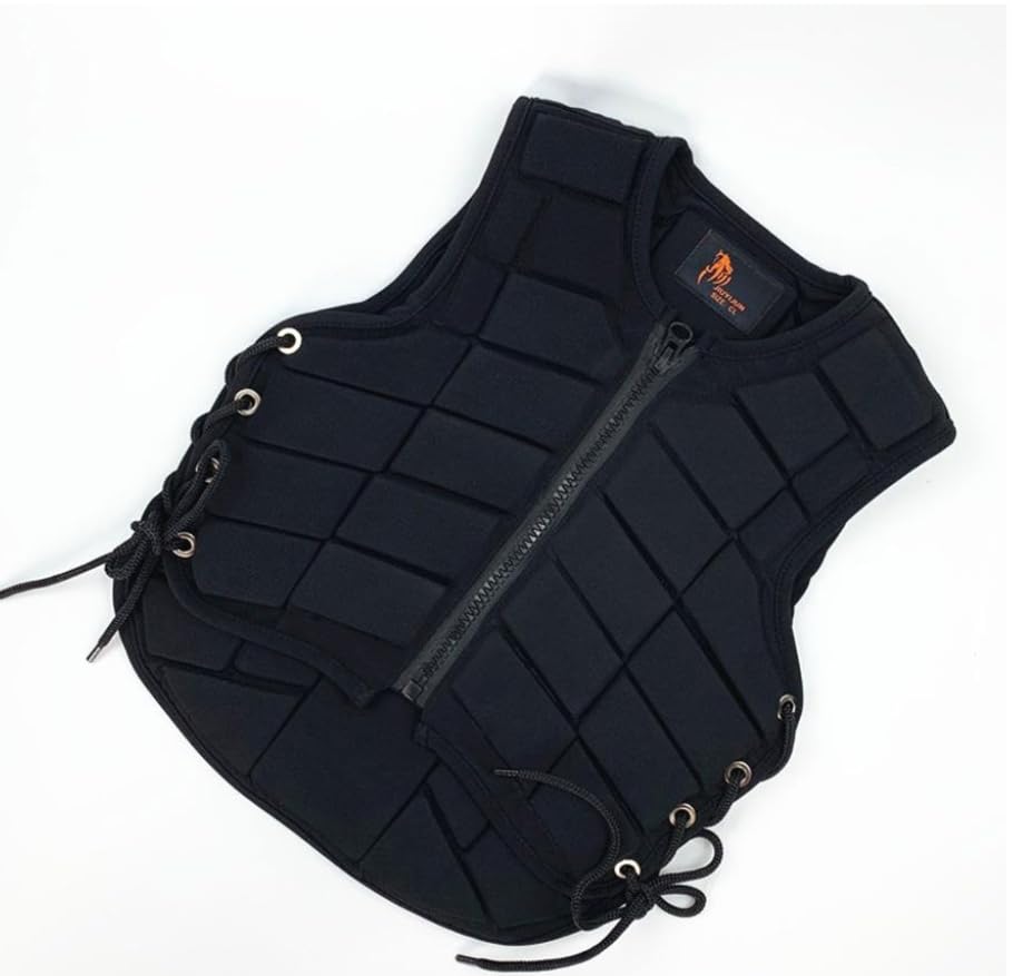 Luminexia Equitazione Bambino Gilet Professionale,Equestre Gilet Equitazione Unisex Adulti,Giubbotto di Sicurezza Addestramento All'equitazione,per Uomo Donna Giovani Ragazzi Ragazze Bambini