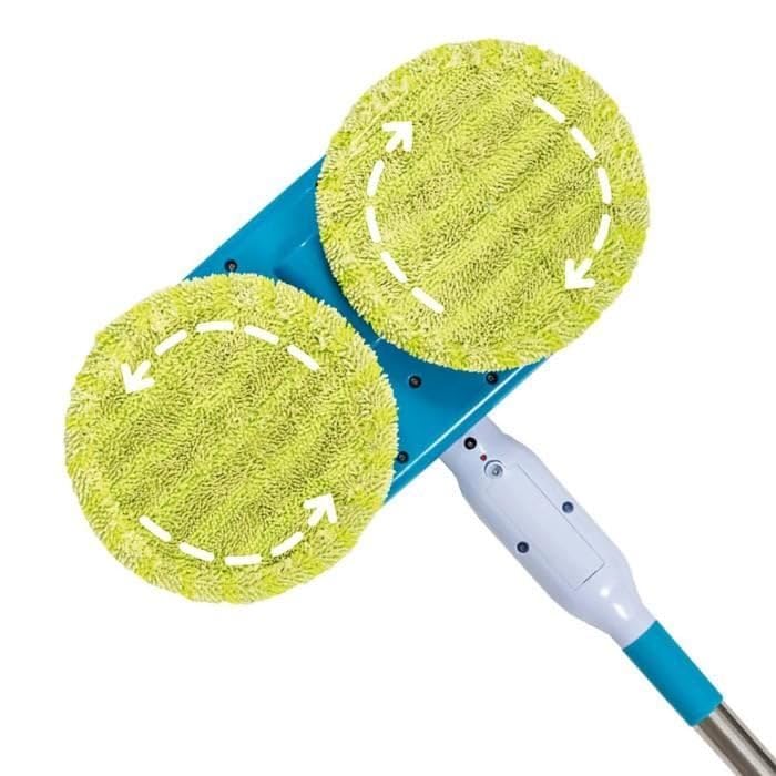 Scopa motorizzata senza fili Duo Spinner Rotalib Turbo Spin - Ricaricabile Batteria agli ioni di litio - 2 teste rotanti