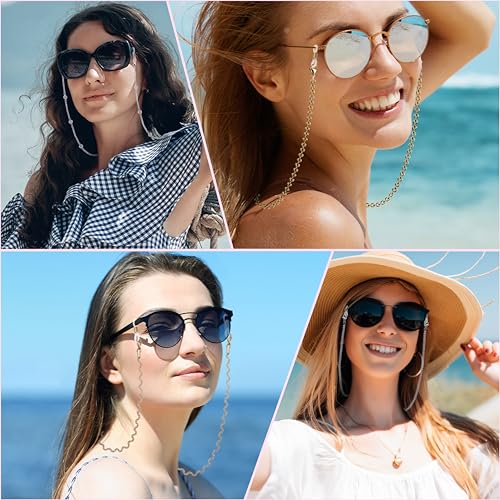 Image of Eyeglass Chain for Women Stylish,Stainless Steel Glasses Strap for Men Women,Eye Glasses Holders Around Neck