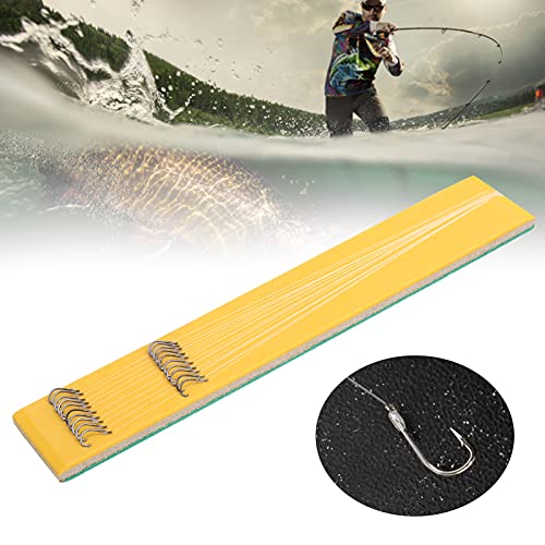 FOLOSAFENAR Angelhaken, Edelstahl + Nylon Angelhaken Mono Line mit Nr. 1,5 Angelschnur zum Angeln – Bild 6