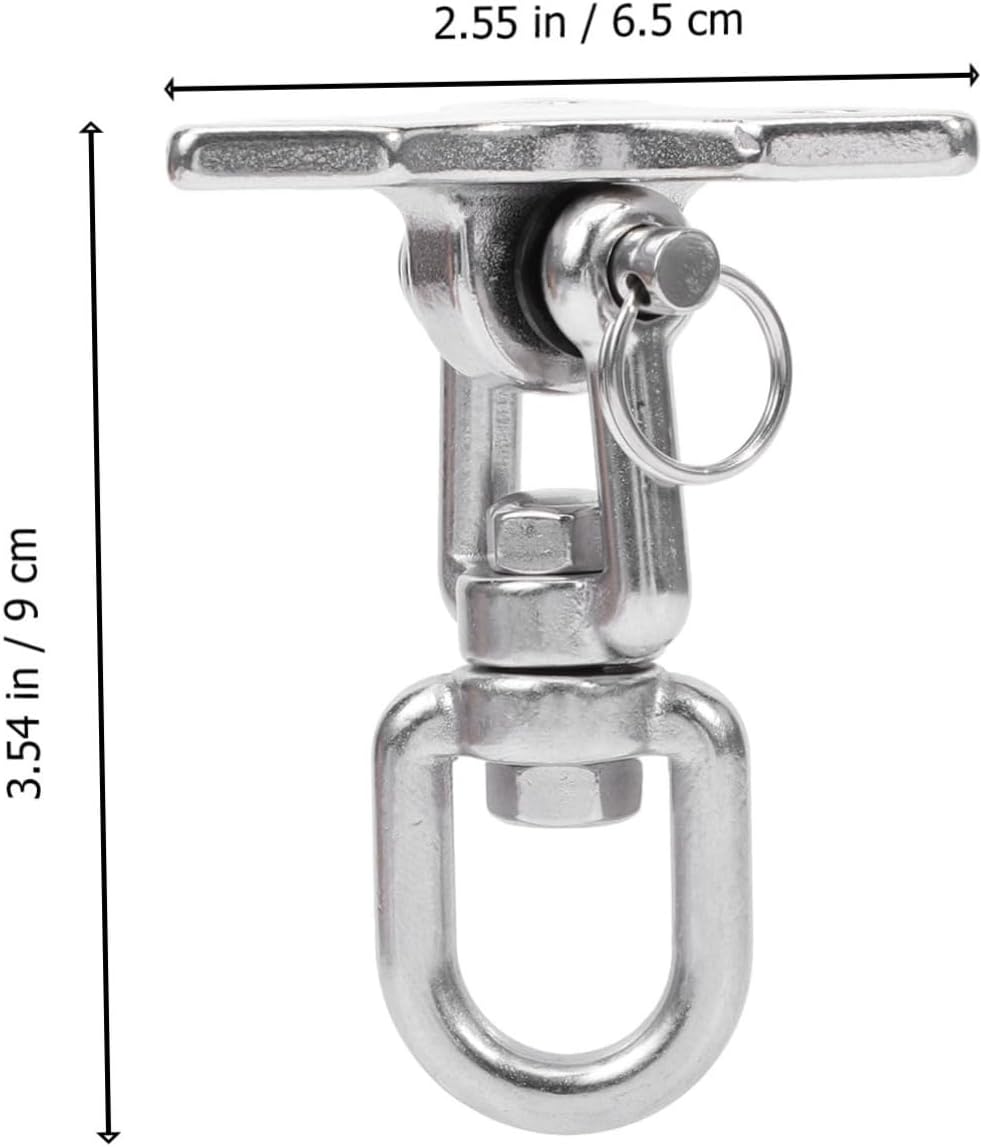 Stainless Steel Rotating Swing Buckle Swing Chain Hooks Heavy Duty Professional Hammock Hanging Hook