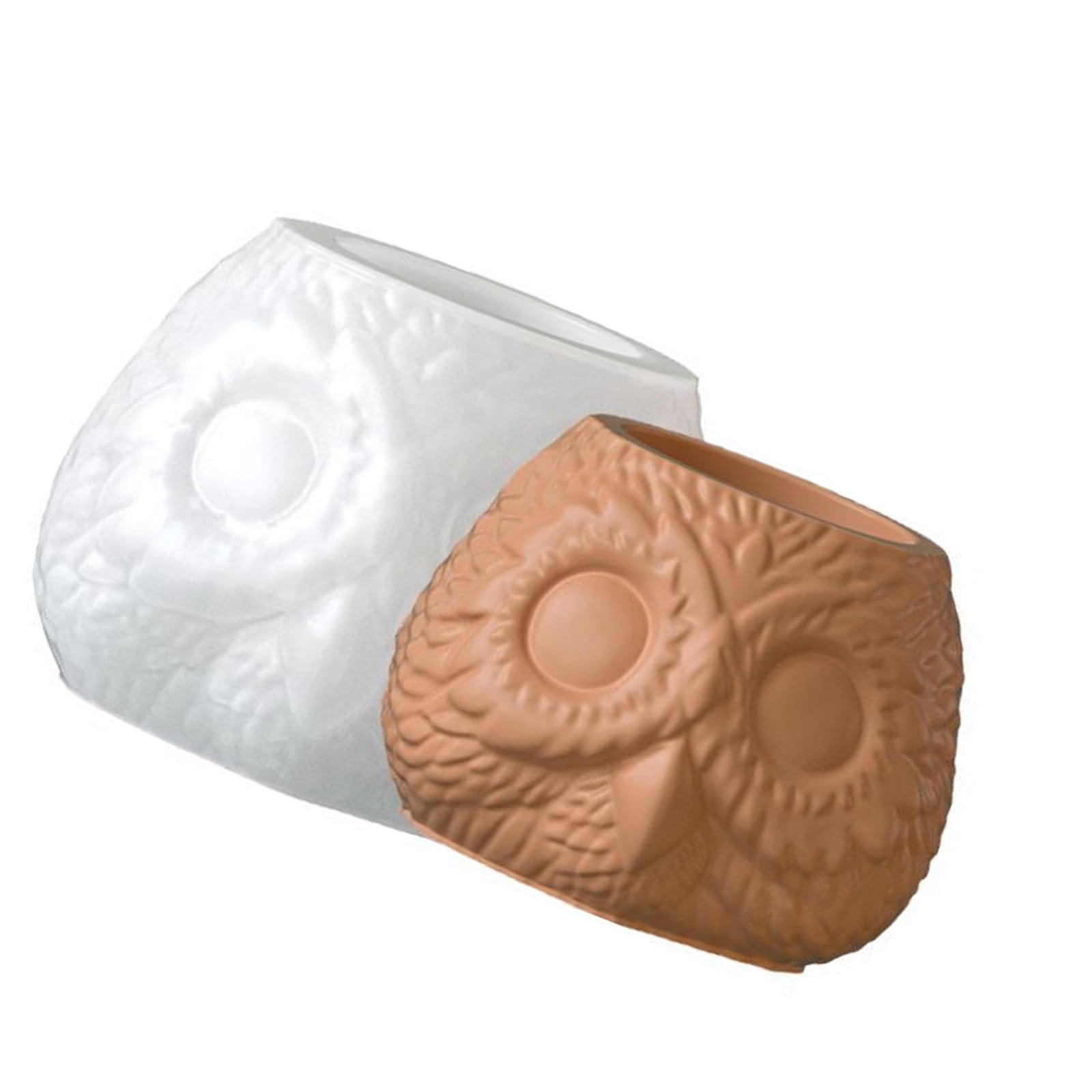 Kaeltsyn Food Grade Silicone Owl for Jewelry Storage and Craft Projects Artistic Shape Craft Supplies