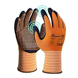Schwer 3/6/12 Pairs Safety Work Gloves, MicroDot...