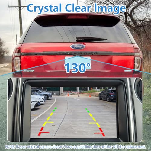 Image of OE Backup Camera Compatible with Ford Explorer 2011 2012 2013 2014 2015 | Rear View Reverse Park Assist Camera | Replaces BB5Z-19G490-A, EB5Z-19G490-A, DB5Z-19G490-A, EB5T-19G490-A