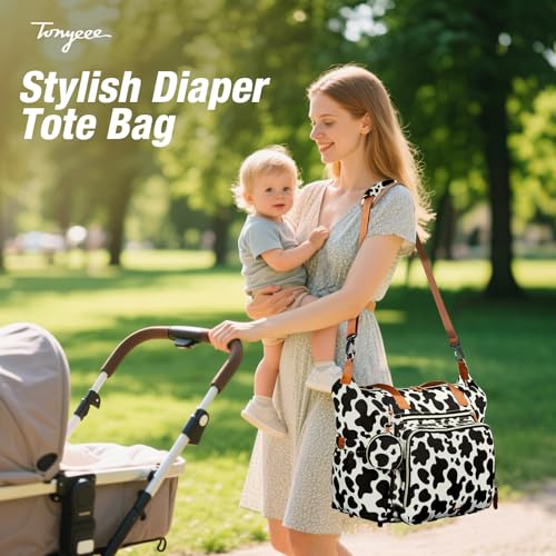 Image of Diaper Bag Tote, Large Baby Hospital Bag for Labor Delivery Mom