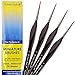Model Paint Brush Set Miniature. Fine Detail Hobby Painting Brush 4pc Size 0 Paintbrushes for Art Watercolor Acrylics Oil Warhammer Paint Set. Nail Airplanes Art Craft Game DND Miniatures Figurines