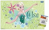 Trends International Disney Frozen Fever - Elsa Wall Poster, 14.72' x 22.37', Premium Poster & Push Pin Bundle