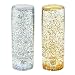 Playlearn Sensory Glitter Calm Down Jar with LED Lights - Sensory Tube Fidget Toy - Gold and Silver - 2 Pack - Focusing and Relaxing Tool for All Ages