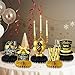 New Years Eve Table Centerpieces 2026 - Black and Gold Honeycomb Table Decorations, New Year's Eve Party Supplies for 2026 NYE Celebration