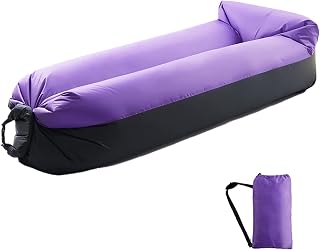 AZENTOP Inflatable Lounger Air Sofa, Portable Waterproof Anti-Air Leaking inflatable Beach Chair, Inflatable lounger Camping Chair for Outdoor Camping,Travelling, Hiking and Beach Parties