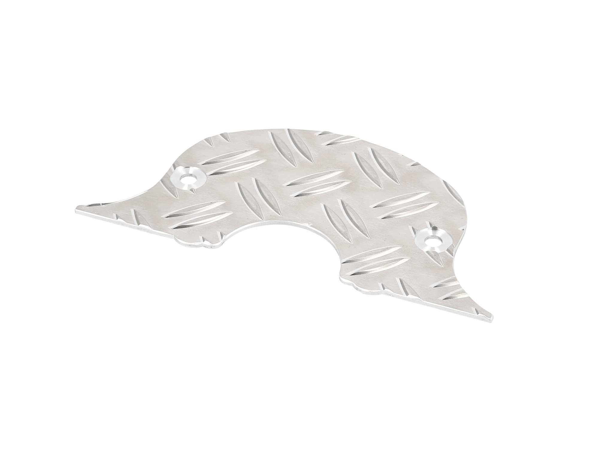Set: Trittbretter + Armaturenblech, Aluminium-Riffelblech - für Simson Schw