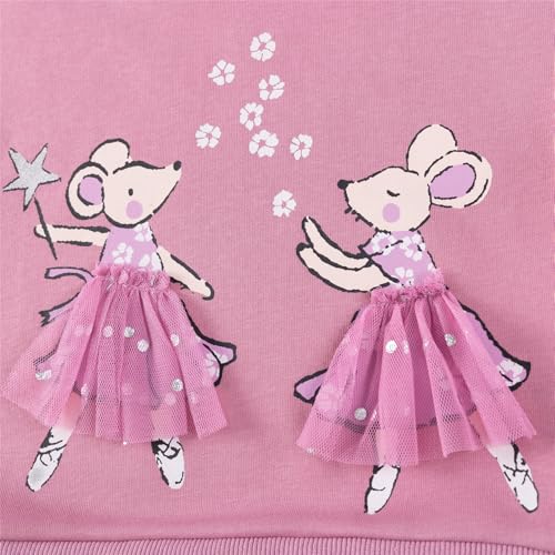 Youlebao Girls' Sweatshirt and Leggings Set - Soft Fleece 2-Piece Outfit for Toddler Kids Ages 2-74