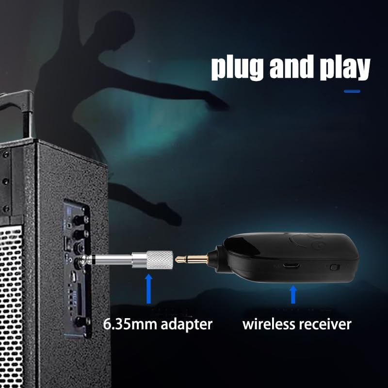 HUACAM Wireless Microphone, Head Mounted and Handheld 2-in-1, 160 feet (50 Meters) Effective Range, Suitable for Amplifiers, Teachers,Fitness, Churches, speeches - Image 5