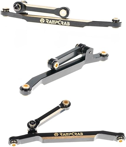 Miniatura 2 de Eslabones de dirección de latón para FCX24, juego de varillas de dirección para FMS FCX24, apto para 124 RC Crawler Car FCX24 Power Wagon Butcher,