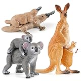 THINKBAY 6PCS Australian Animal Figurines Family Toys for...