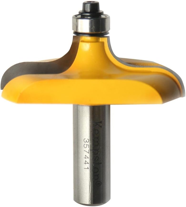 Kempston 357441 Table Top Edge Bit, Traditional 2-1/2-Inch Cutting Diameter, 3/4-Inch Cutting Length1/2-Inch Shank,