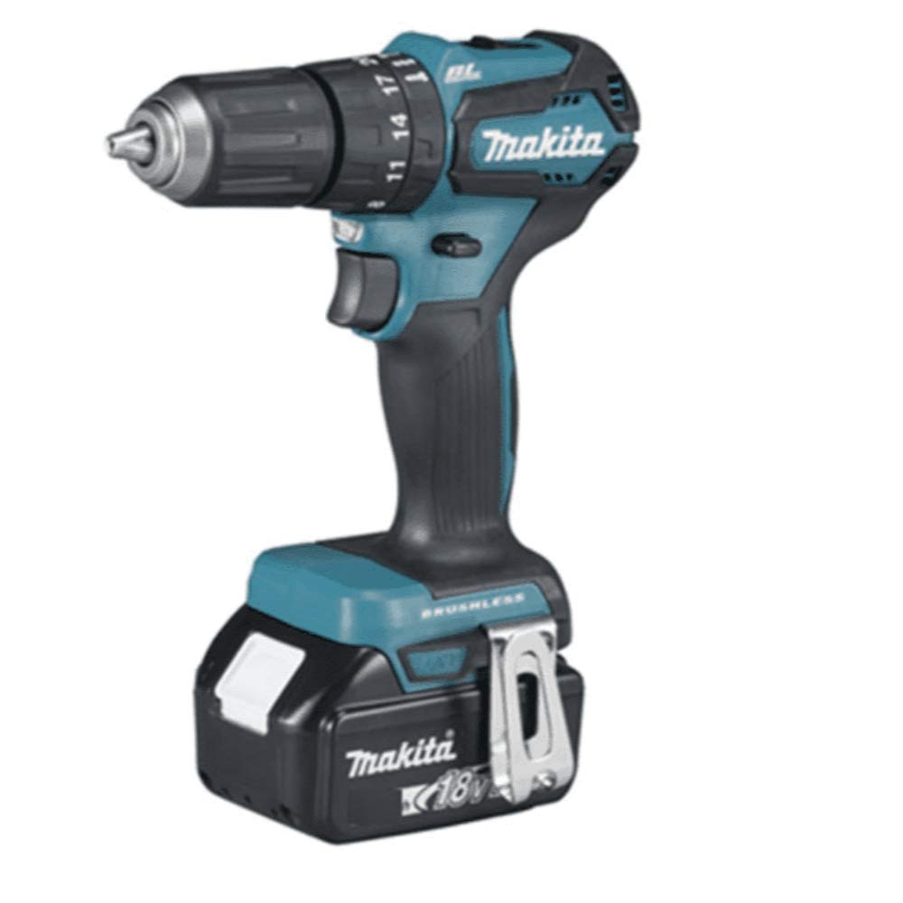 MAKITA DHP483RFE - Taladro percutor a batería BL 18V LXT 40Nm 3Ah 2 bat.